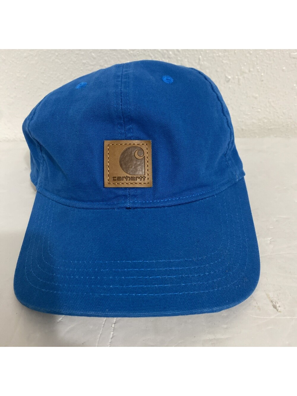 Carhartt Force Canvas Logo Cap Light Blue Baseball, One Size, Adjustable Tag